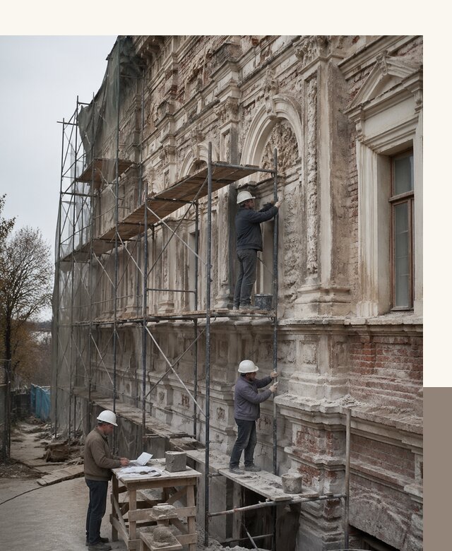 Реставрация объектов культурного наследия под ключ в Кыштыме